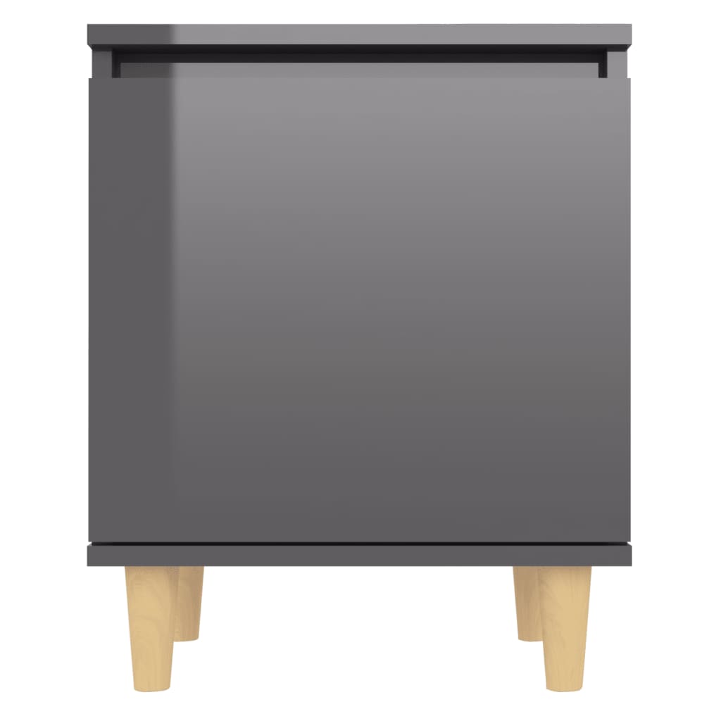 8720286356418_g_en_hd_5 vidaXL Bed Cabinets Solid Wood Legs 2 pcs High Gloss Grey 40x30x50 cm - Image 7
