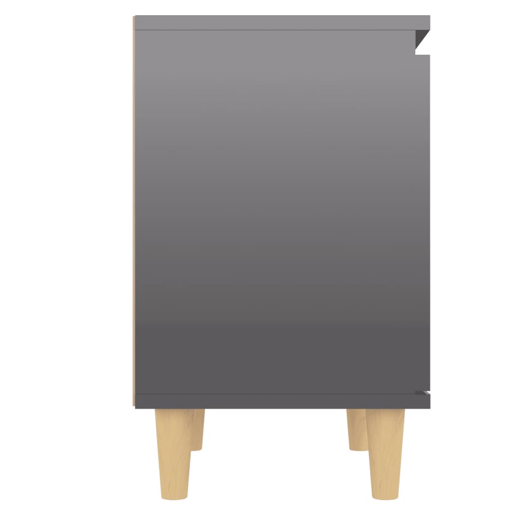 8720286356418_g_en_hd_6 vidaXL Bed Cabinets Solid Wood Legs 2 pcs High Gloss Grey 40x30x50 cm - Image 8