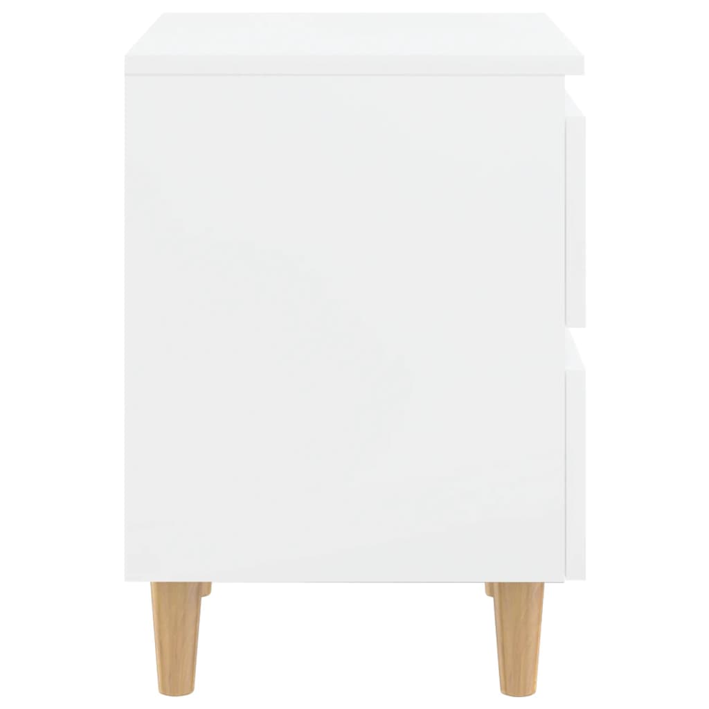 8720286356739_g_en_hd_3 vidaXL Bed Cabinets & Pinewood Legs 2 pcs High Gloss White 40x35x50cm - Image 6