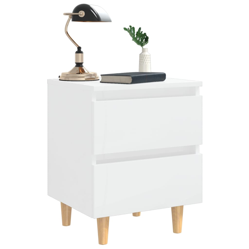 8720286356739_g_en_hd_5 vidaXL Bed Cabinets & Pinewood Legs 2 pcs High Gloss White 40x35x50cm - Image 8