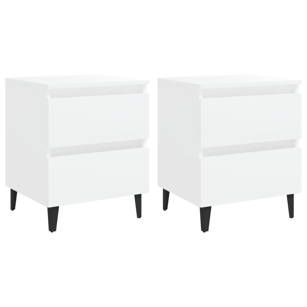 8720286356791_a_en_hd_1 vidaXL Bed Cabinets 2 pcs White 40x35x50 cm Engineered Wood - Image 2