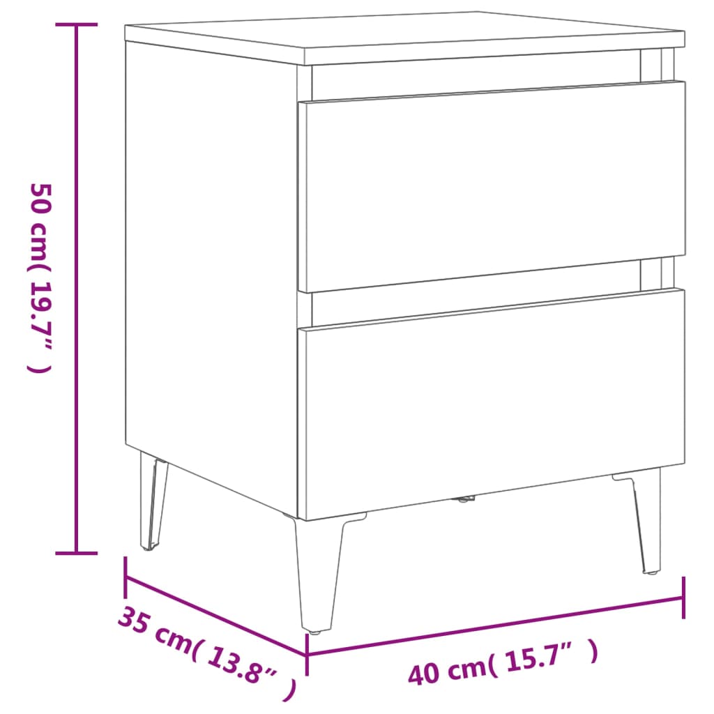8720286356869_g_en_hd_7 vidaXL Bed Cabinet Concrete Grey 40x35x50 cm Engineered Wood - Image 10
