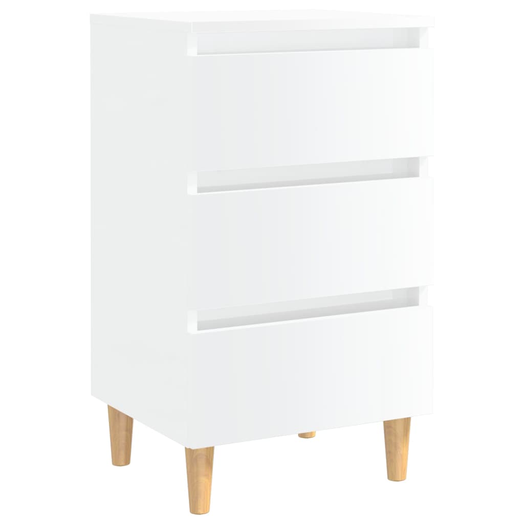 8720286357095_g_en_hd_3 vidaXL Bed Cabinets & Wood Legs 2 pcs High Gloss White 40x35x69cm - Image 5