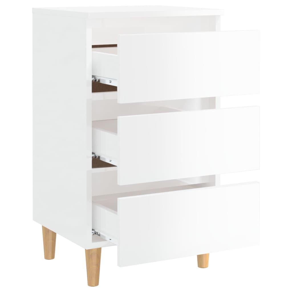 8720286357095_g_en_hd_6 vidaXL Bed Cabinets & Wood Legs 2 pcs High Gloss White 40x35x69cm - Image 8