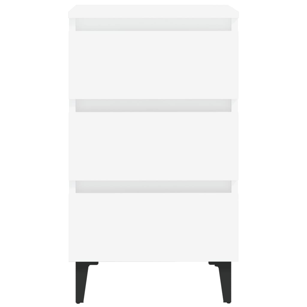 8720286357156_g_en_hd_4 vidaXL Bed Cabinet with Metal Legs 2 pcs White 40x35x69 cm - Image 6
