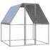 vidaXL Outdoor Chicken Cage 2x2x2 m Galvanised Steel