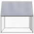 vidaXL Outdoor Chicken Cage 2x2x2 m Galvanised Steel - Image 3