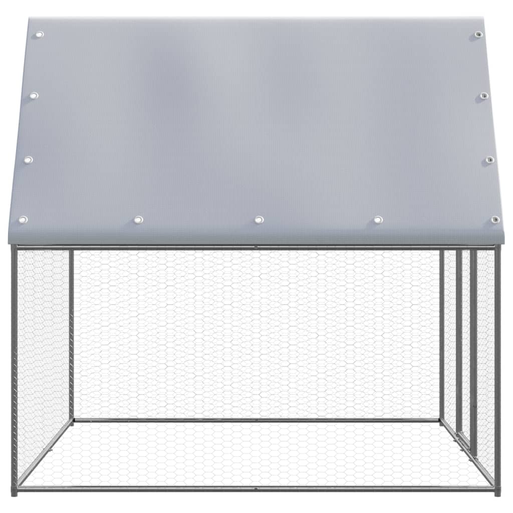 8720286359617_g_en_hd_2 vidaXL Outdoor Chicken Cage 2x2x2 m Galvanised Steel - Image 3