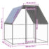 vidaXL Outdoor Chicken Cage 2x2x2 m Galvanised Steel - Image 4