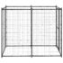vidaXL Outdoor Dog Kennel Steel 110x220x180 cm - Image 3