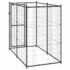 vidaXL Outdoor Dog Kennel Steel 110x220x180 cm - Image 4