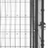 vidaXL Outdoor Dog Kennel Steel 110x220x180 cm - Image 5