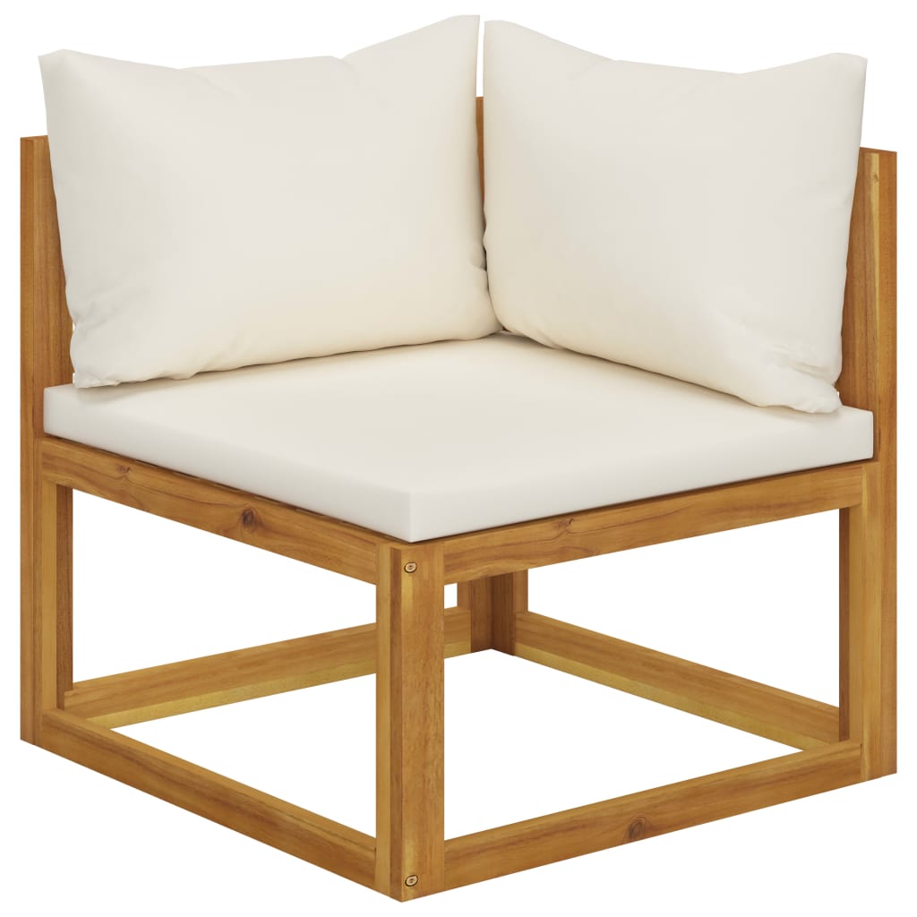8720286360613_g_en_hd_1 vidaXL 2-seater Garden Bench with Cream White Cushions - Image 2
