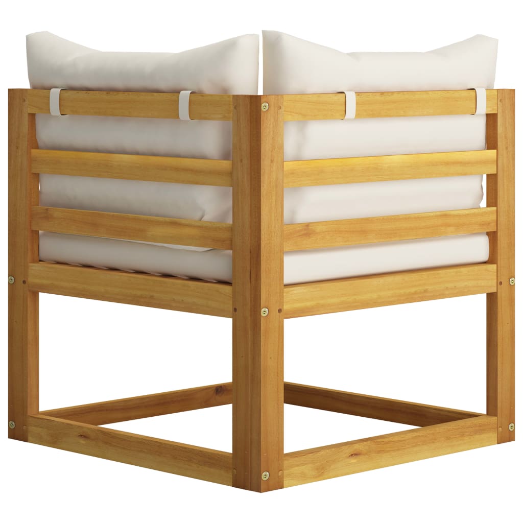 8720286360613_g_en_hd_4 vidaXL 2-seater Garden Bench with Cream White Cushions - Image 5