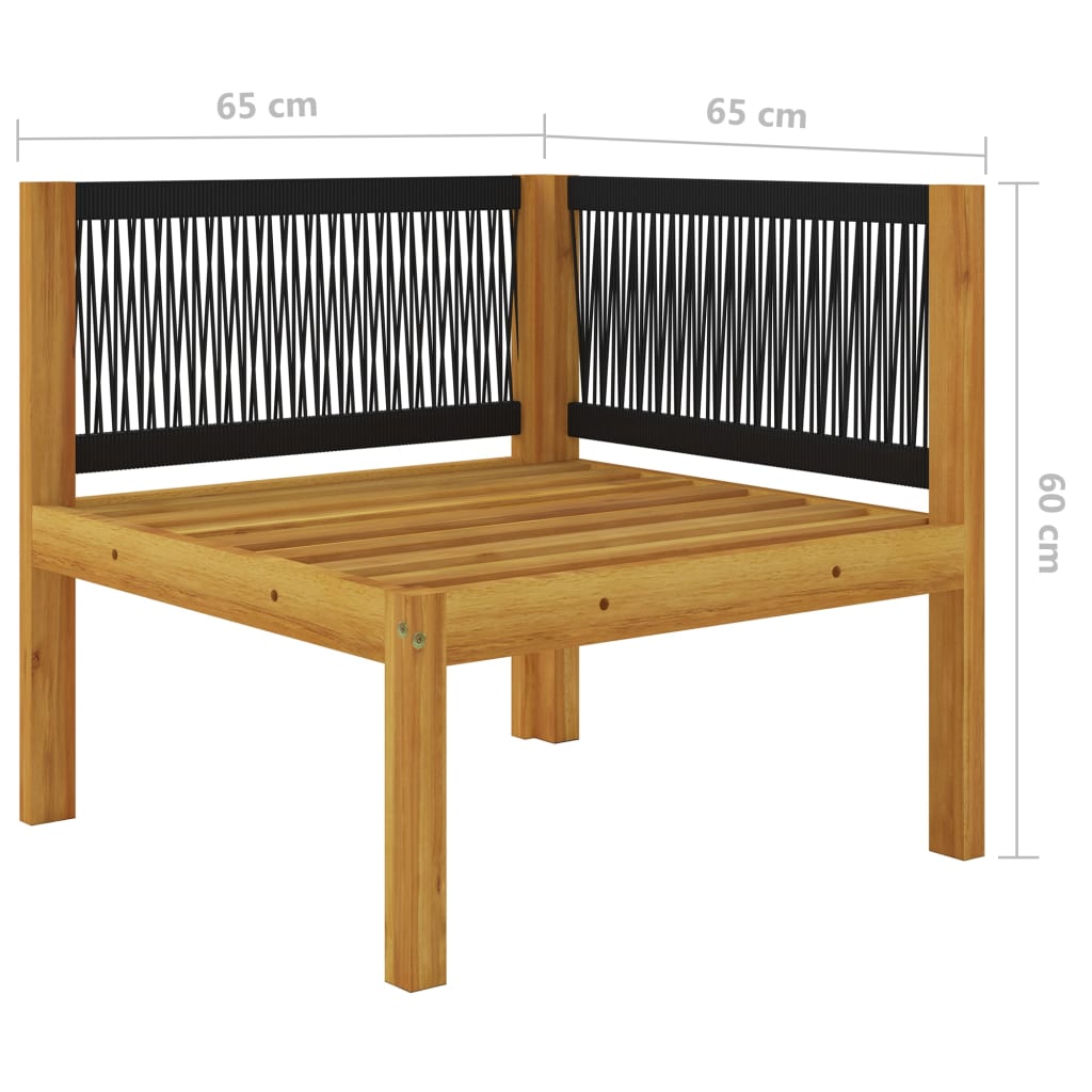 8720286360620_g_en_hd_9 vidaXL 2-seater Garden Bench with Cushions Wood Acacia&Rope - Image 10