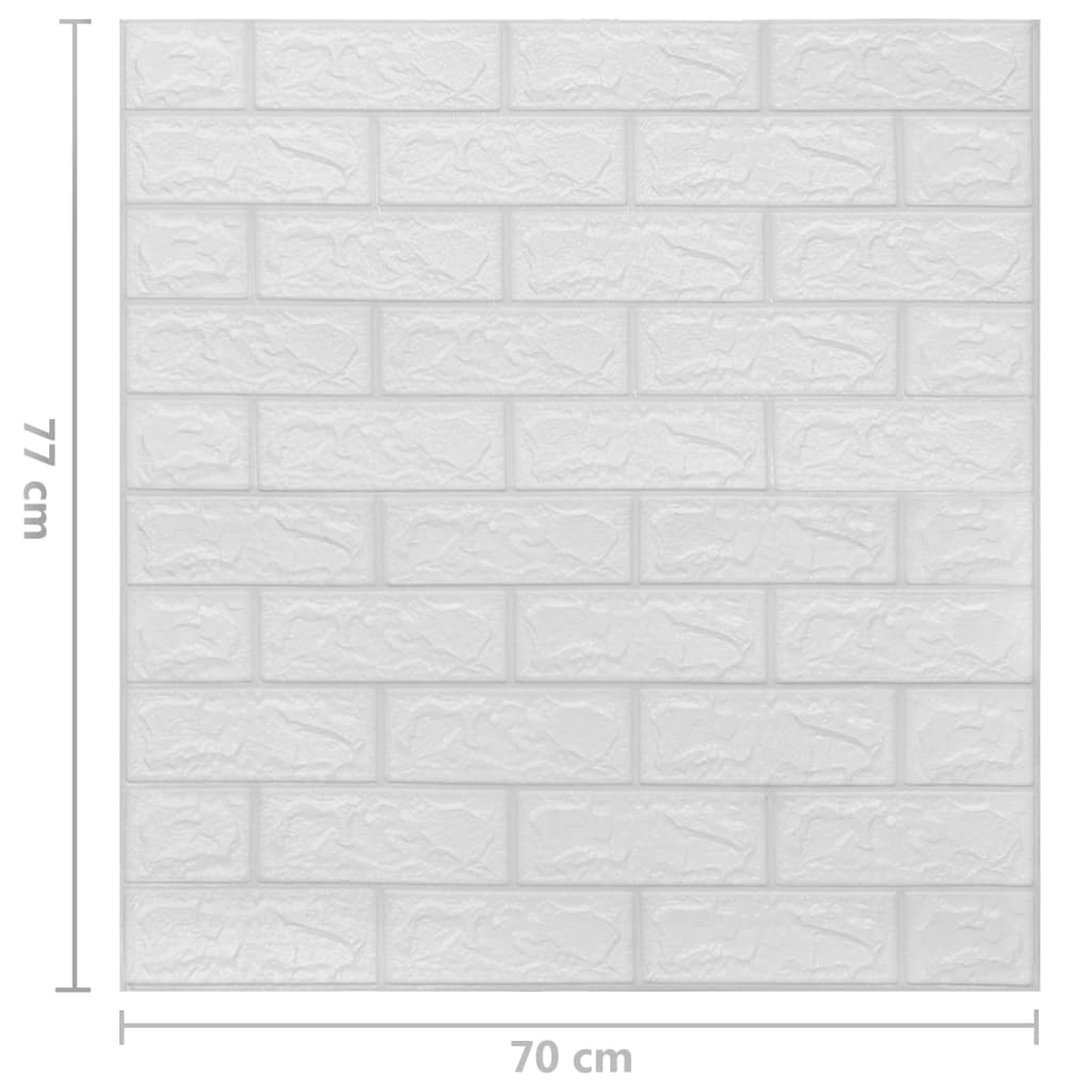 8720286360682_g_en_hd_5 vidaXL 3D Wallpaper Bricks Self-adhesive 10 pcs White - Image 7