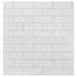 vidaXL 3D Wallpaper Bricks Self-adhesive 40 pcs White - Image 3