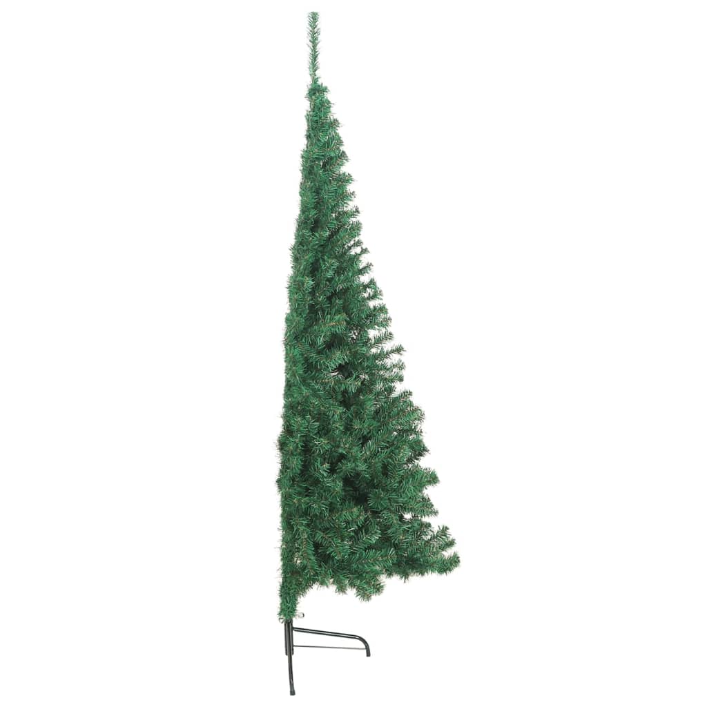 8720286361481_g_en_hd_3 vidaXL Artificial Half Christmas Tree with Stand Green 240 cm PVC - Image 4