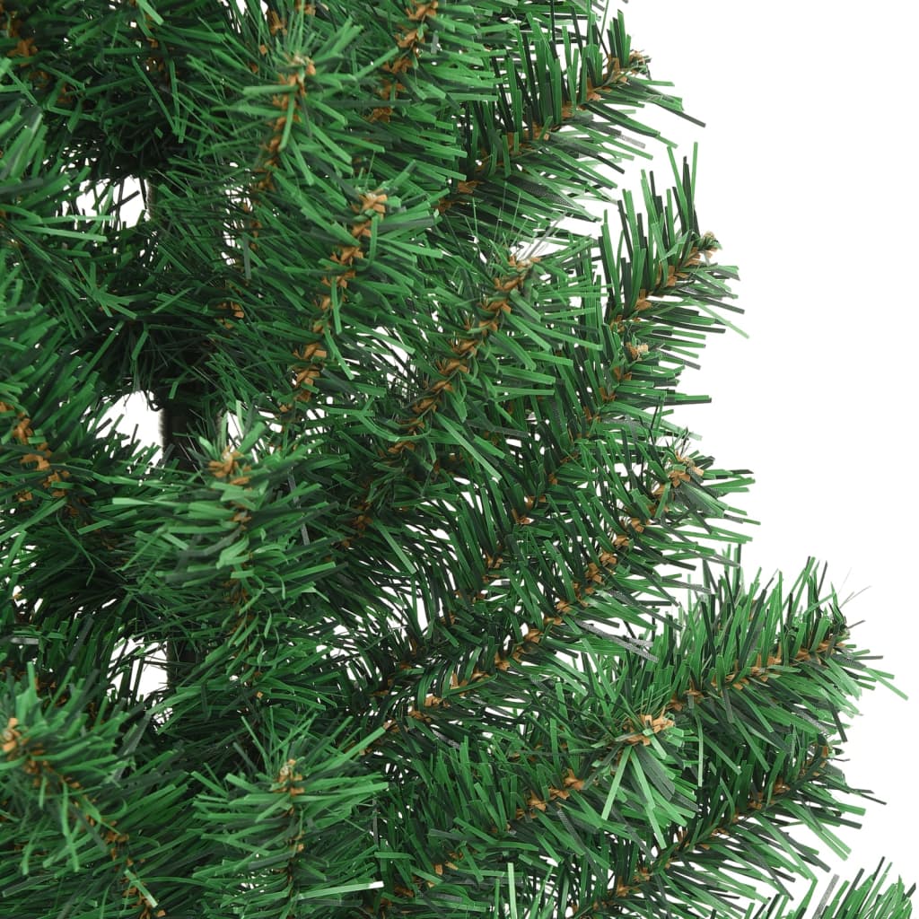 8720286361481_g_en_hd_5 vidaXL Artificial Half Christmas Tree with Stand Green 240 cm PVC - Image 6