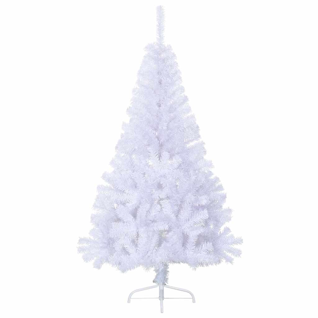 8720286361504_g_en_hd_2 vidaXL Artificial Half Christmas Tree with Stand White 150 cm PVC - Image 3