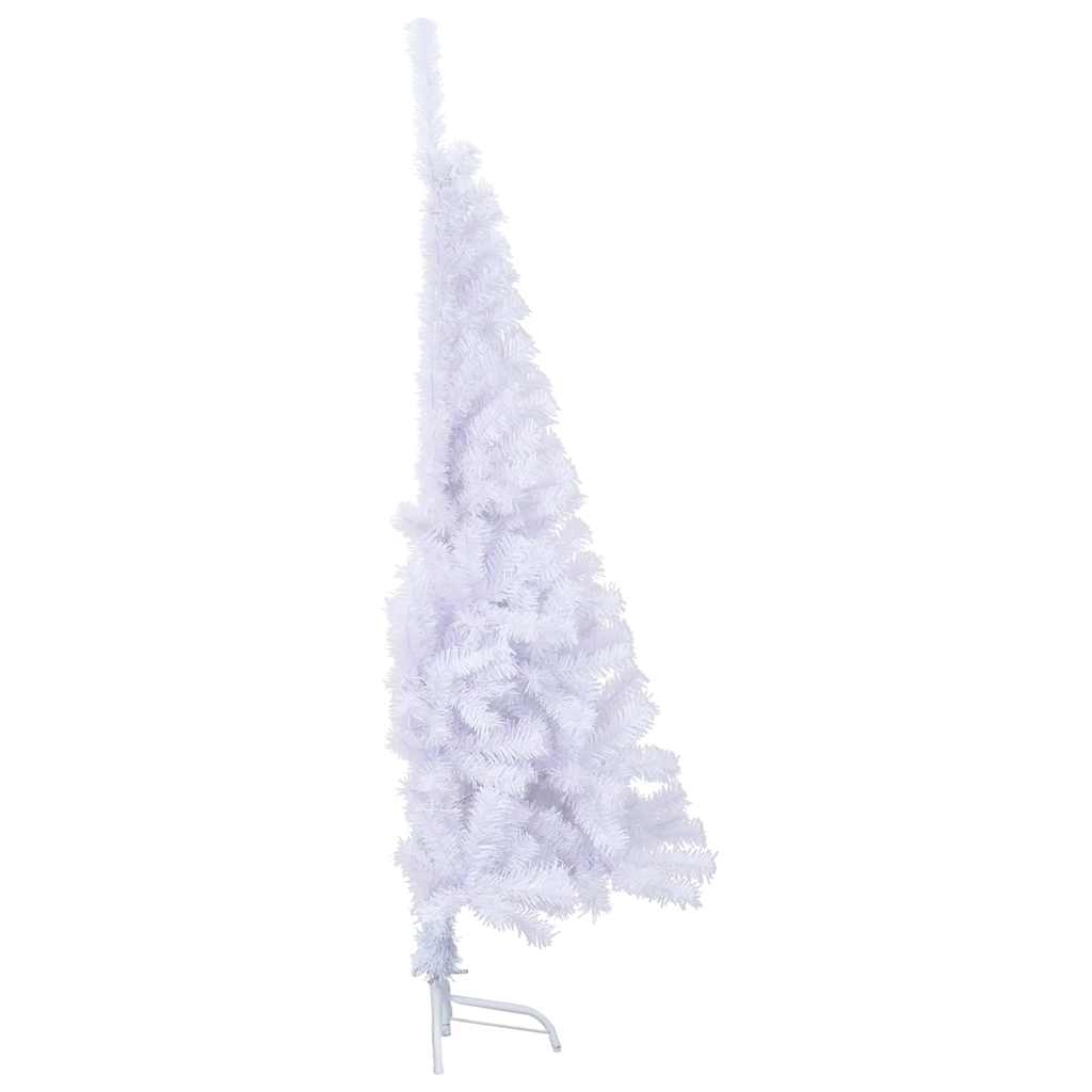 8720286361504_g_en_hd_4 vidaXL Artificial Half Christmas Tree with Stand White 150 cm PVC - Image 5