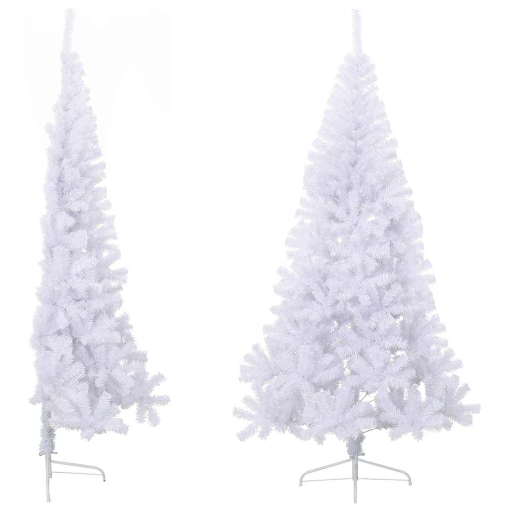 8720286361511_g_en_hd_3 vidaXL Artificial Half Christmas Tree with Stand White 180 cm PVC - Image 4