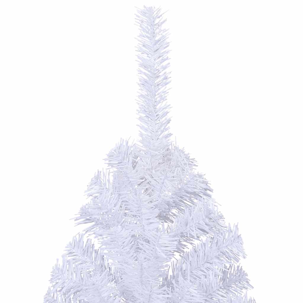 8720286361511_g_en_hd_5 vidaXL Artificial Half Christmas Tree with Stand White 180 cm PVC - Image 6