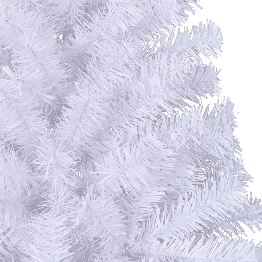 8720286361535_g_en_hd_5 vidaXL Artificial Half Christmas Tree with Stand White 240 cm PVC - Image 6
