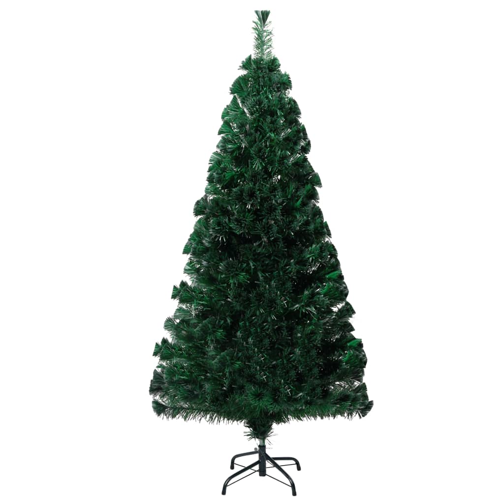 8720286362464_a_en_hd_1 vidaXL Artificial Christmas Tree with Stand Green 150 cm Fibre Optic - Image 2