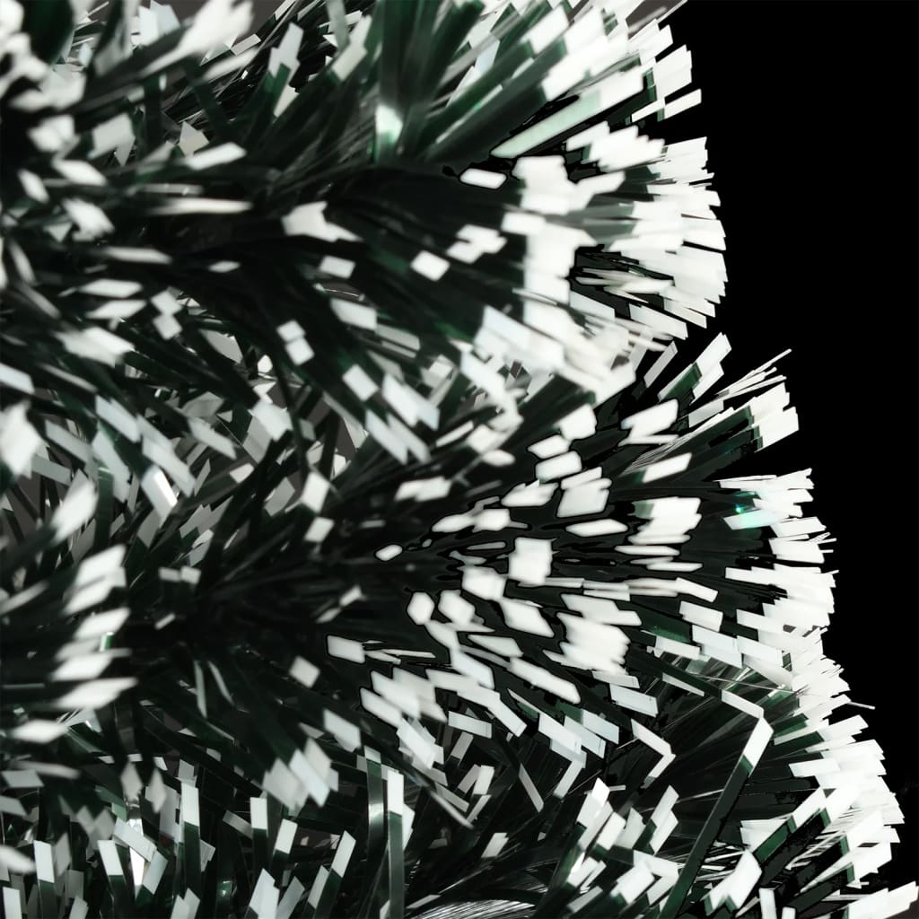 8720286362518_g_en_hd_5 vidaXL Pre-lit Christmas Tree Green and White 120 cm Fibre Optic - Image 6