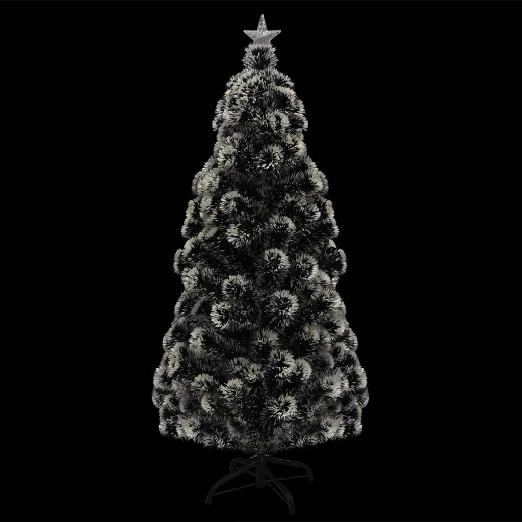 8720286362532_g_en_hd_2 vidaXL Pre-lit Christmas Tree Green and White 180 cm Fibre Optic - Image 3