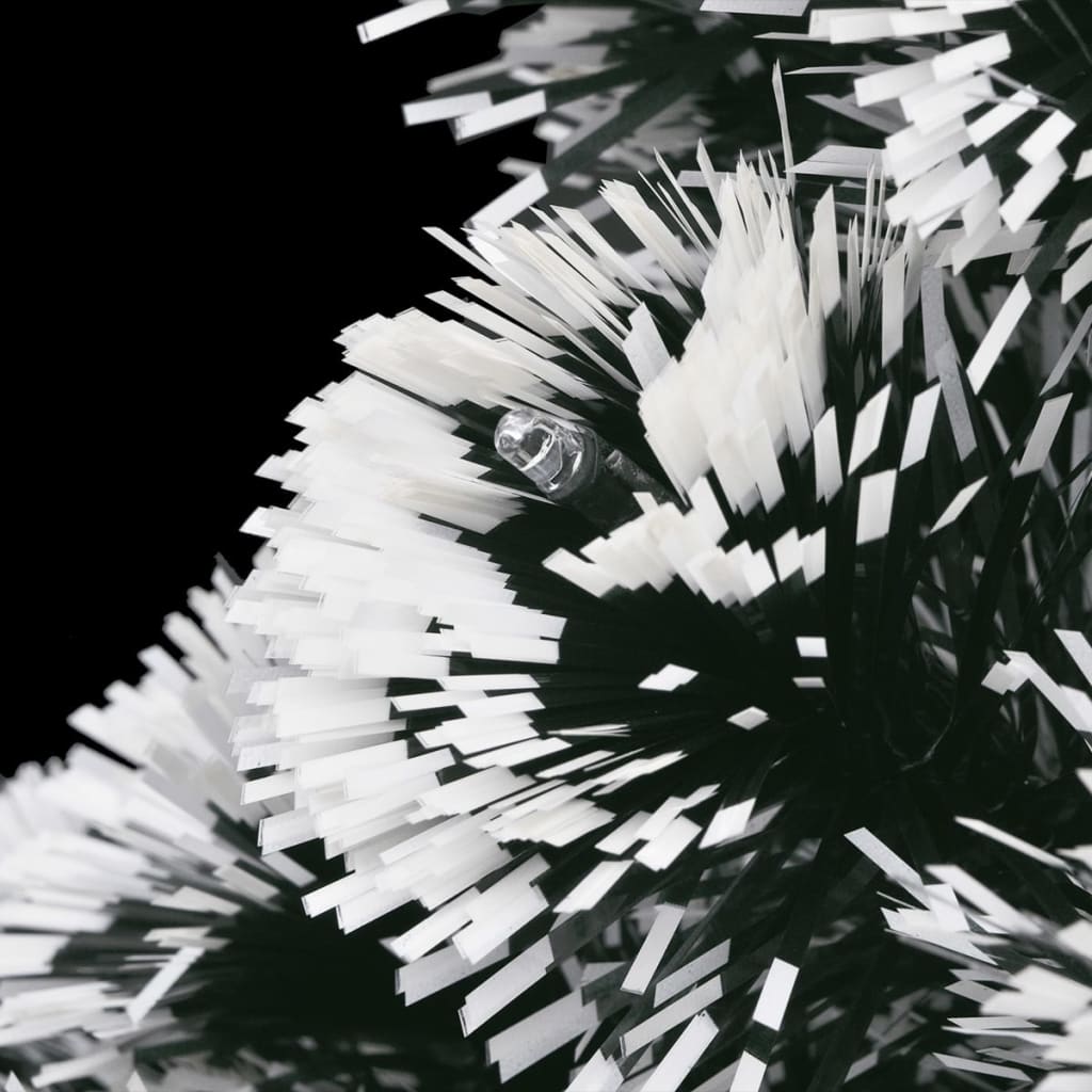 8720286362532_g_en_hd_3 vidaXL Pre-lit Christmas Tree Green and White 180 cm Fibre Optic - Image 4