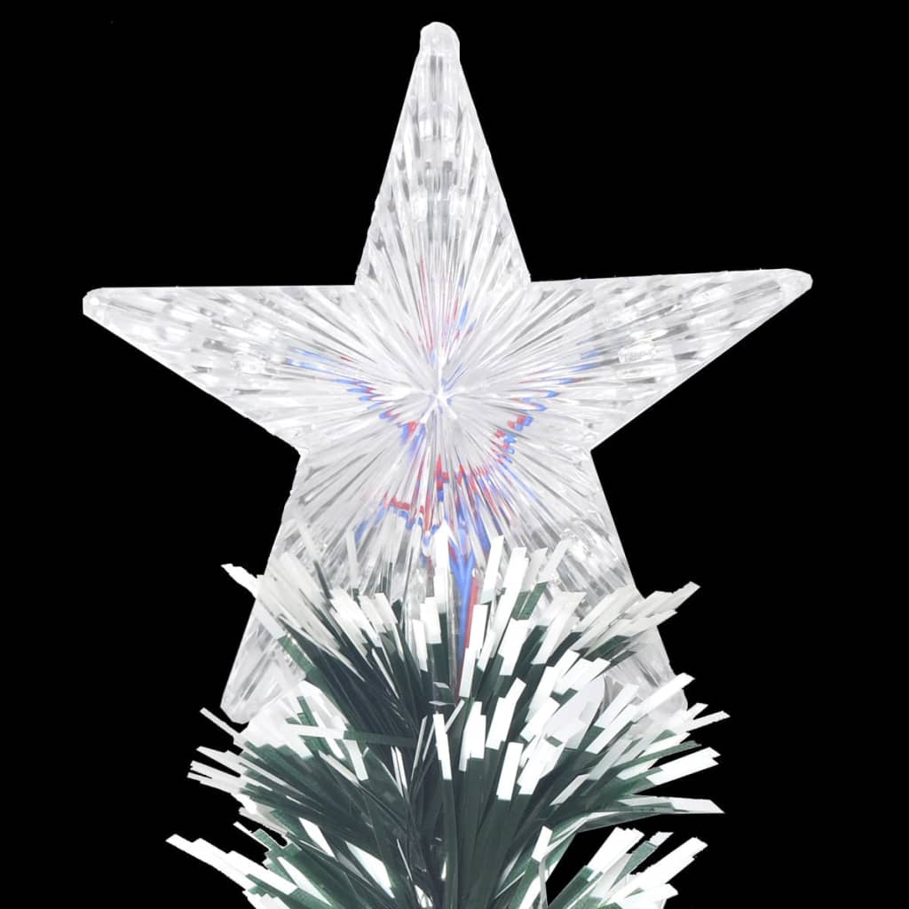 8720286362532_g_en_hd_5 vidaXL Pre-lit Christmas Tree Green and White 180 cm Fibre Optic - Image 6