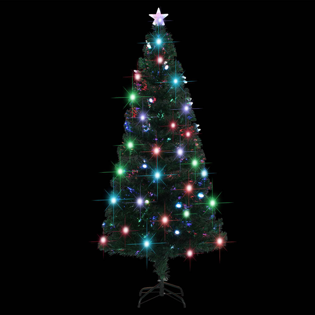 8720286362594_g_en_hd_2 vidaXL Artificial Pre-lit Christmas Tree with Stand 180 cm Fibre Optic - Image 3