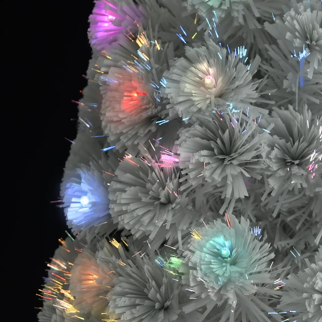 8720286362693_g_en_hd_3 vidaXL Artificial Pre-lit Christmas Tree White 120 cm Fibre Optic - Image 5