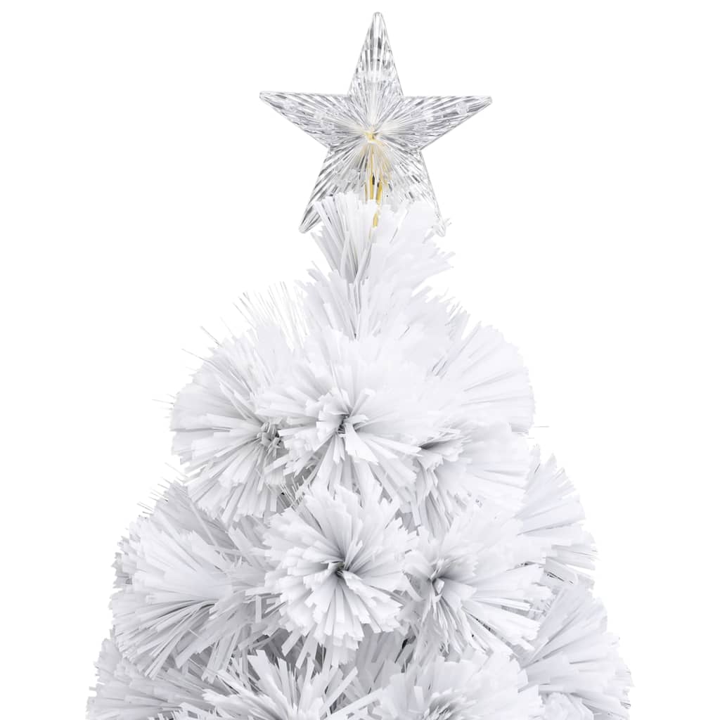 8720286362693_g_en_hd_4 vidaXL Artificial Pre-lit Christmas Tree White 120 cm Fibre Optic - Image 6