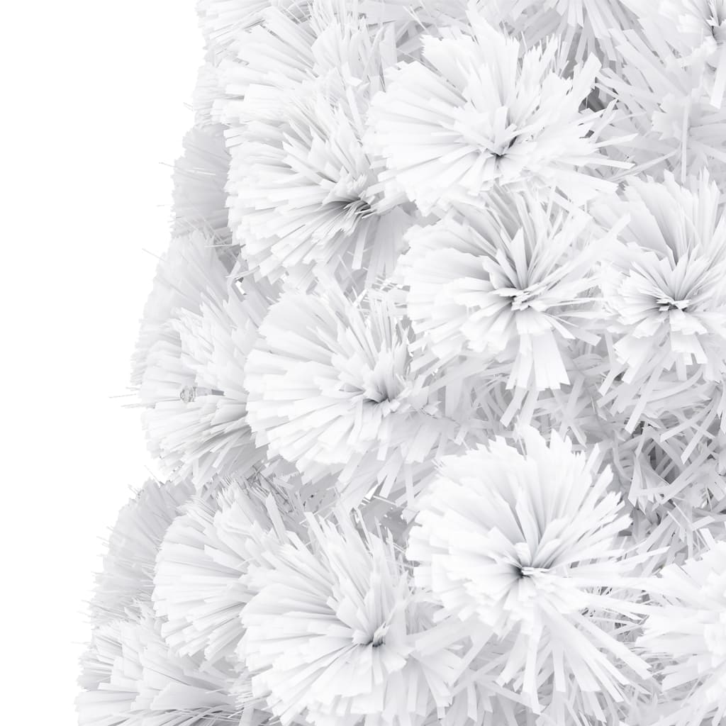 8720286362693_g_en_hd_5 vidaXL Artificial Pre-lit Christmas Tree White 120 cm Fibre Optic - Image 7