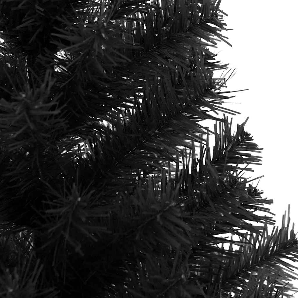 8720286362884_g_en_hd_4 vidaXL Artificial Christmas Tree with Stand Black 120 cm PVC - Image 5