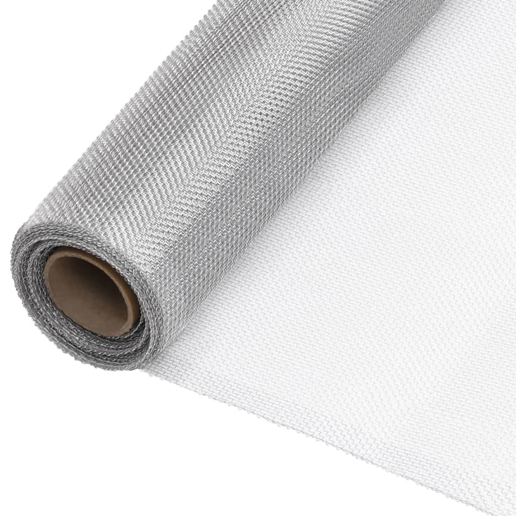 8720286363041_a_en_hd_1 vidaXL Mesh Screen Aluminium 100x2000 cm Silver - Image 1