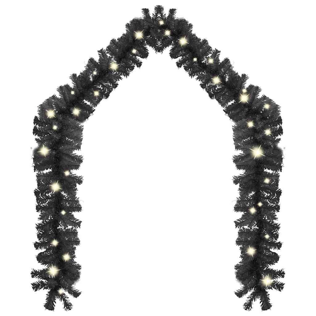 8720286363478_g_en_hd_2 vidaXL Christmas Garland with LED Lights 20 m Black - Image 3