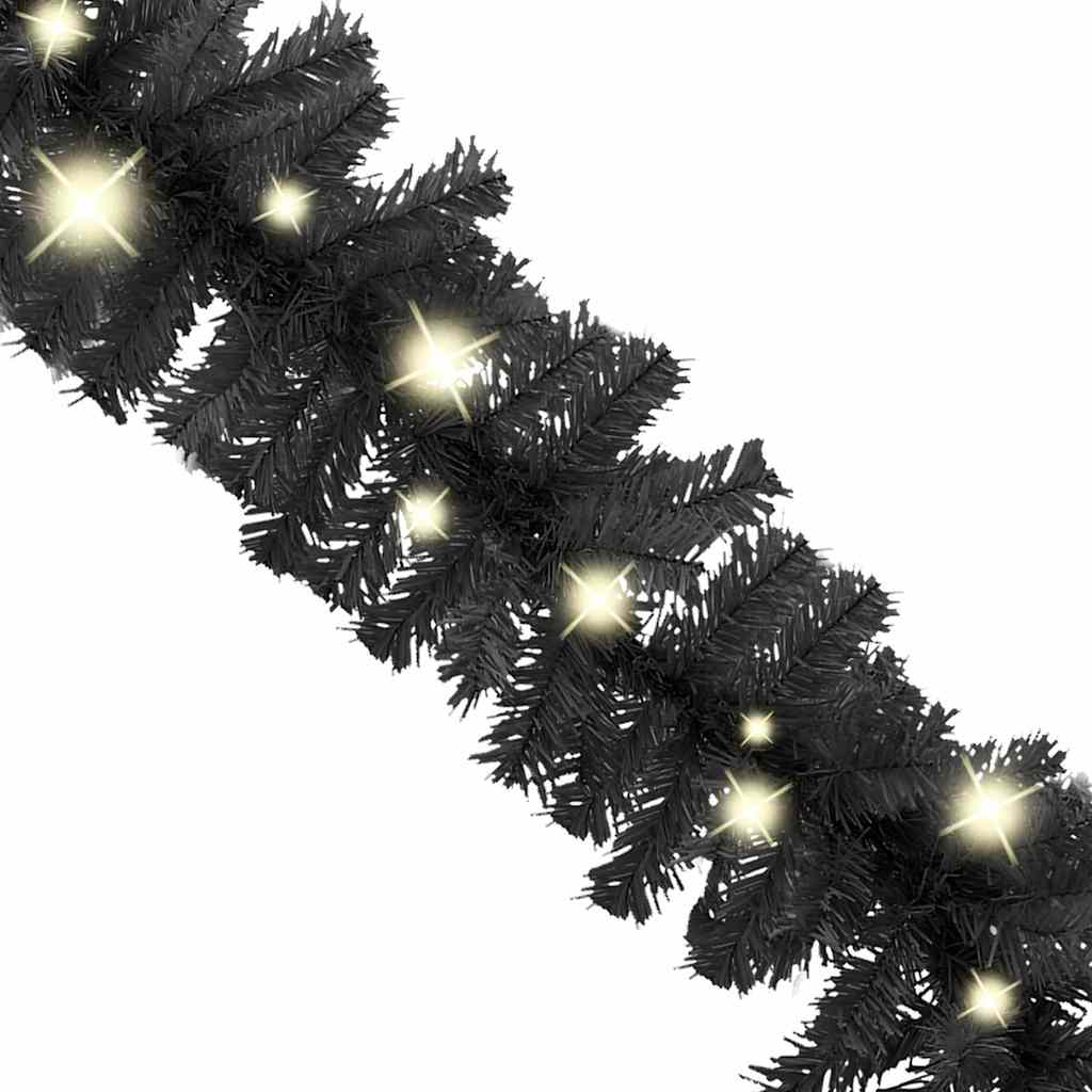 8720286363478_g_en_hd_3 vidaXL Christmas Garland with LED Lights 20 m Black - Image 4