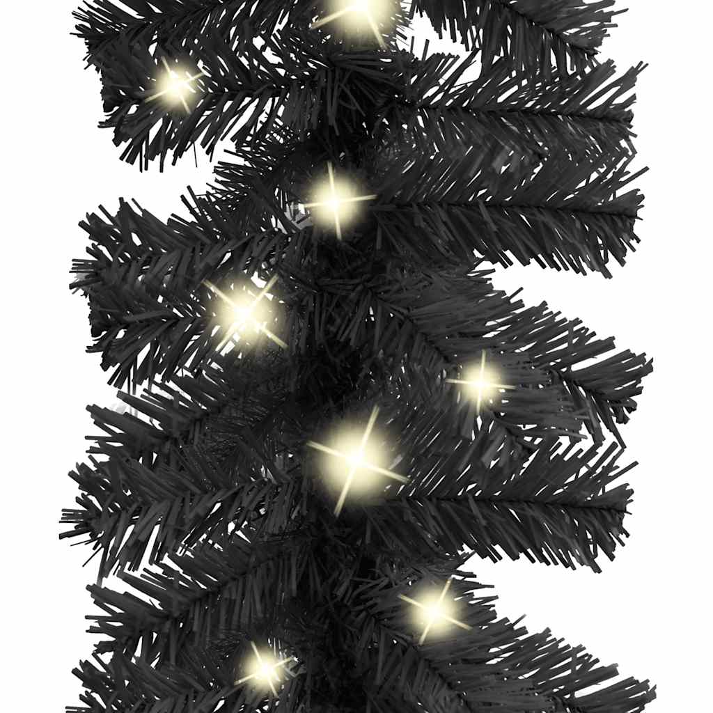 8720286363478_g_en_hd_4 vidaXL Christmas Garland with LED Lights 20 m Black - Image 5