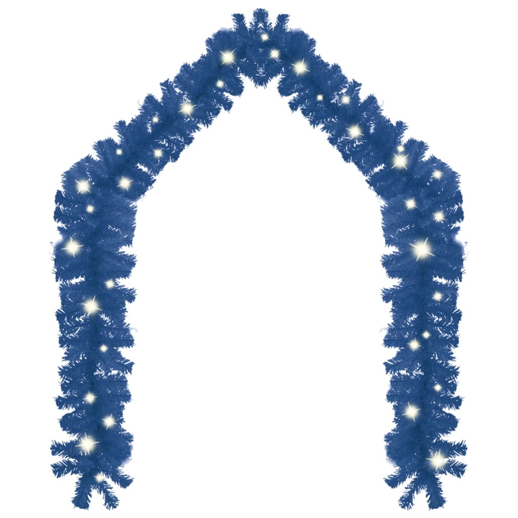 8720286363485_g_en_hd_1 vidaXL Christmas Garland with LED Lights 5 m Blue - Image 2