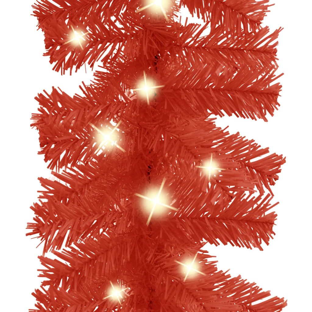 8720286363515_g_en_hd_3 vidaXL Christmas Garland with LED Lights 5 m Red - Image 4