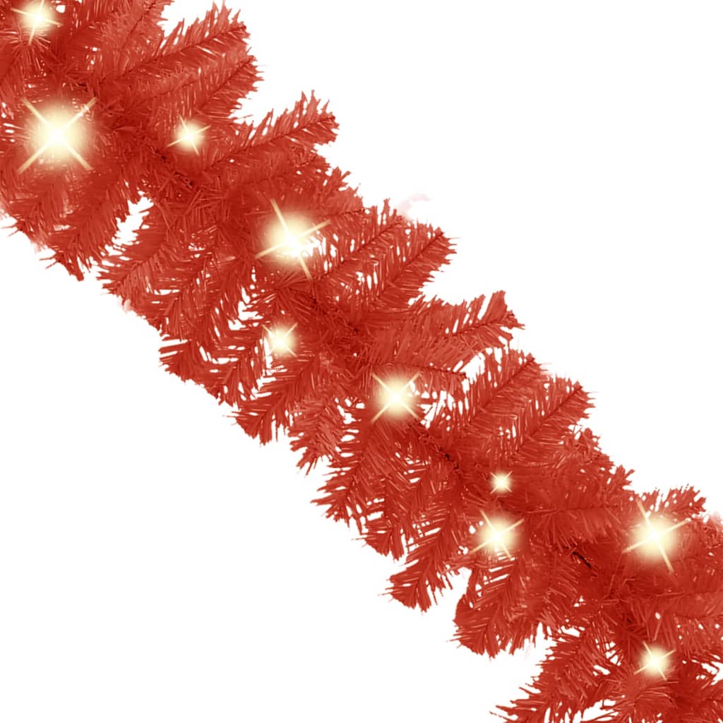 8720286363522_g_en_hd_3 vidaXL Christmas Garland with LED Lights 10 m Red - Image 4