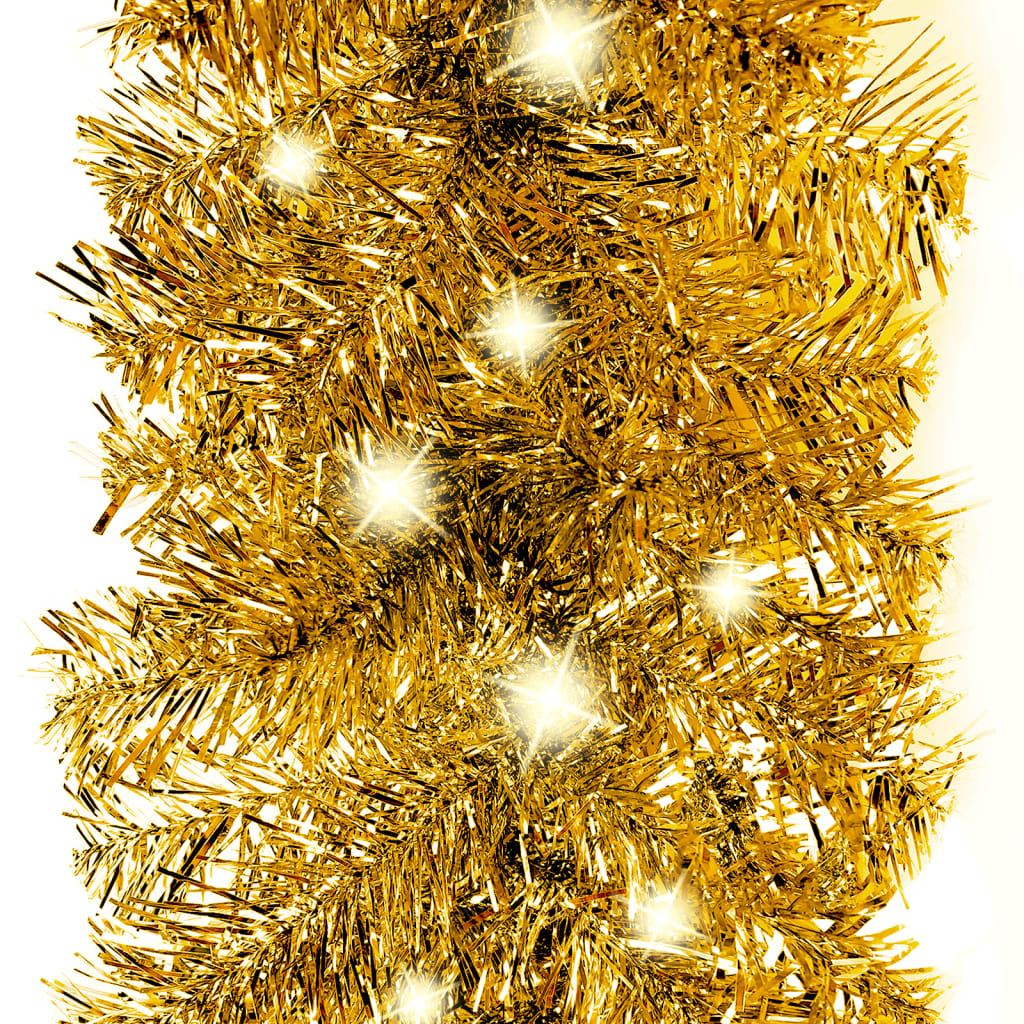 8720286363577_g_en_hd_2 vidaXL Christmas Garland with LED Lights 5 m Gold - Image 3