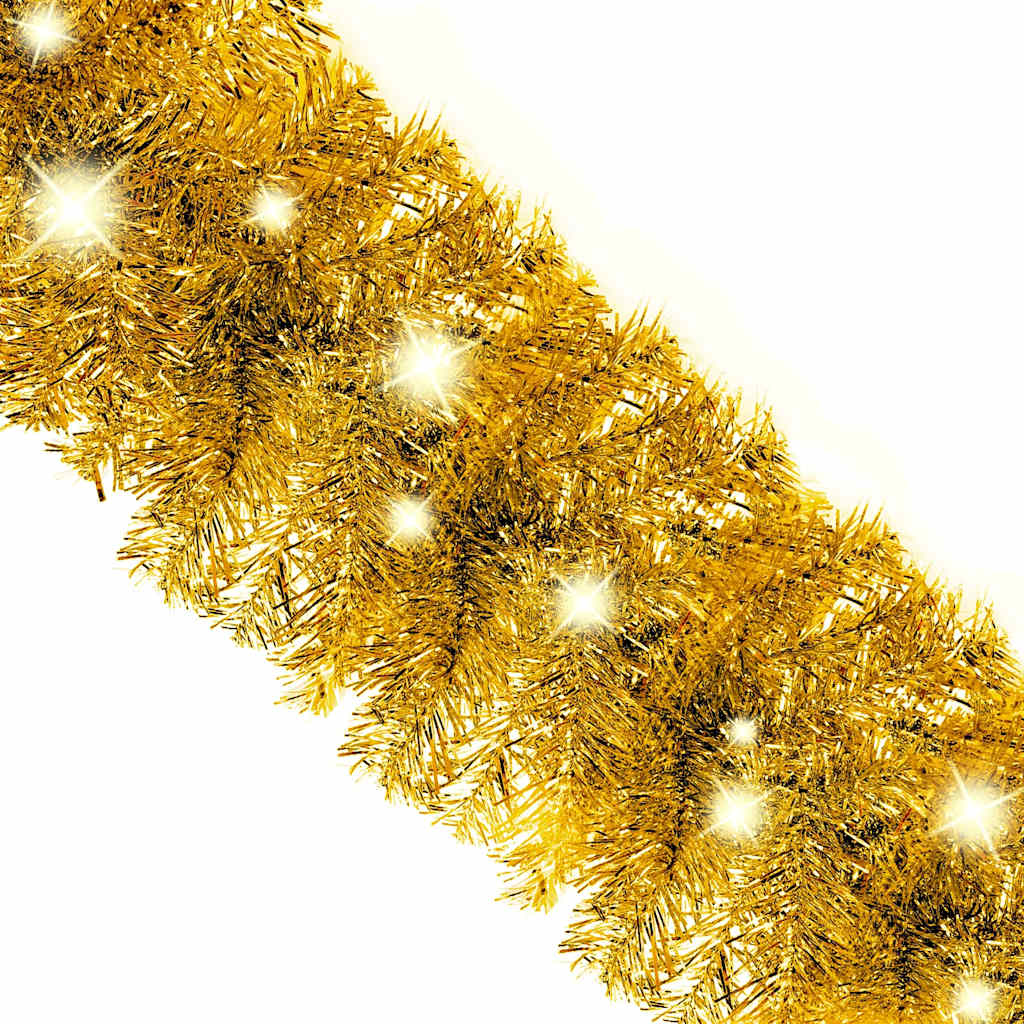 8720286363584_g_en_hd_5 vidaXL Christmas Garland with LED Lights 10 m Gold - Image 6