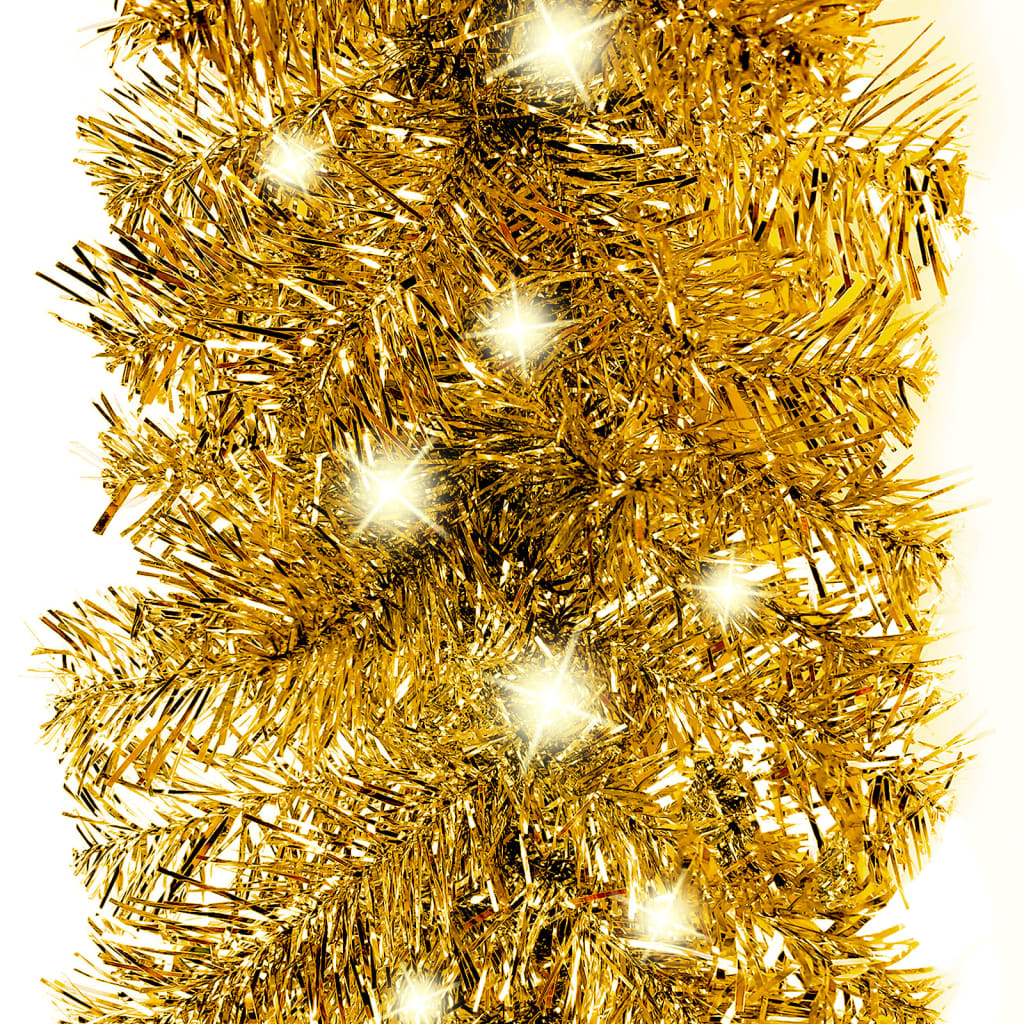 8720286363591_g_en_hd_2 vidaXL Christmas Garland with LED Lights 20 m Gold - Image 3