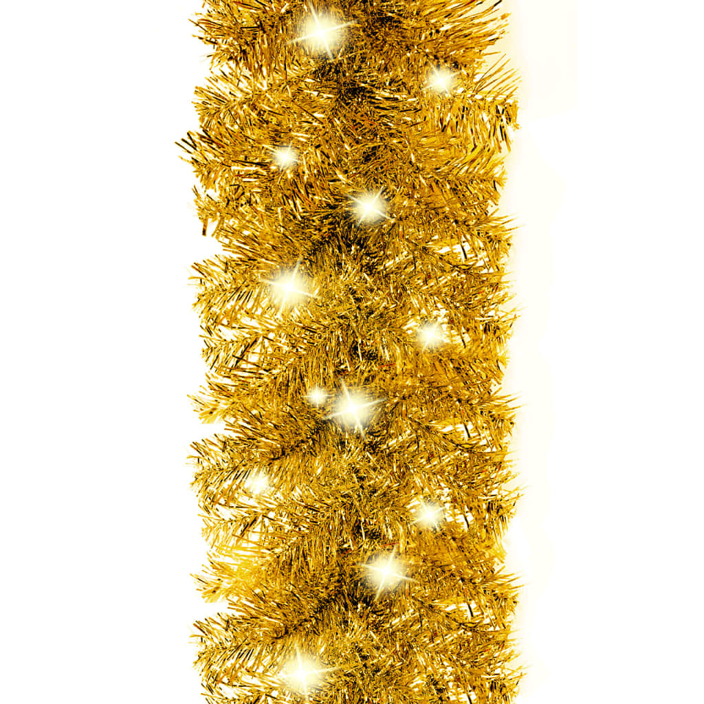 8720286363591_g_en_hd_5 vidaXL Christmas Garland with LED Lights 20 m Gold - Image 6