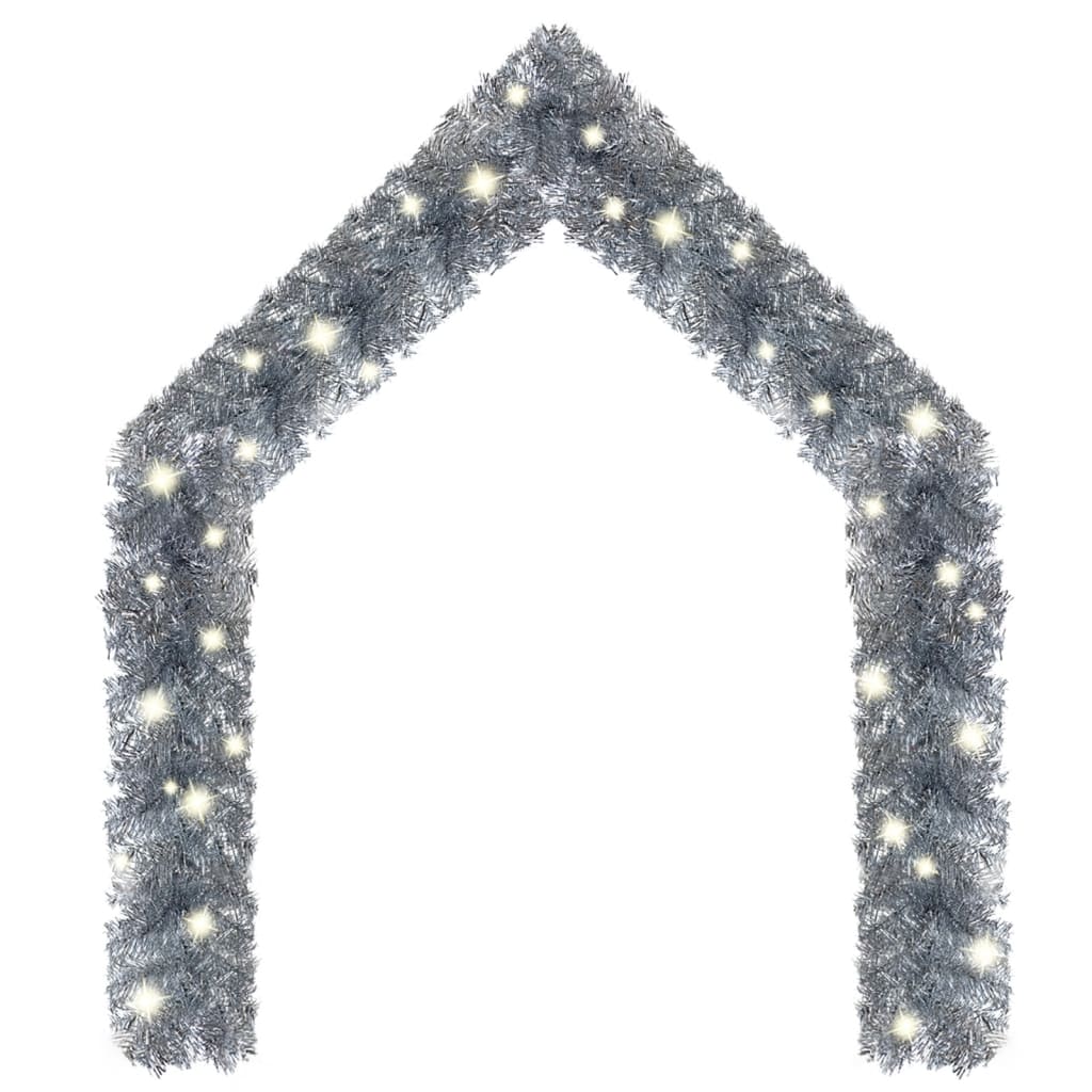 8720286363621_g_en_hd_1 vidaXL Christmas Garland with LED Lights 20 m Silver - Image 2